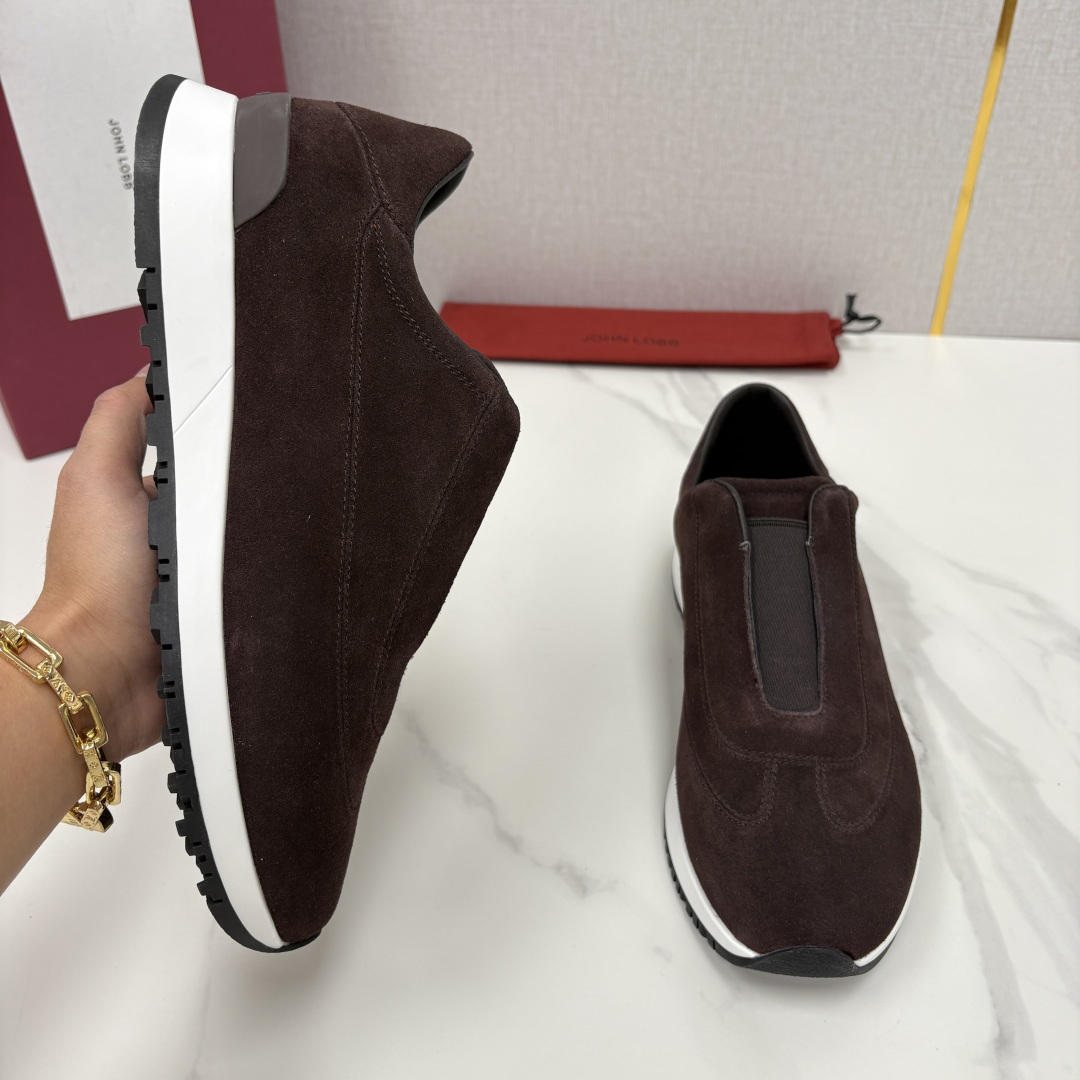 💋💍JL家新品 John Lobb Pace 无鞋带休闲鞋男士轻奢运动鞋 官方 10,800 作为爱马-