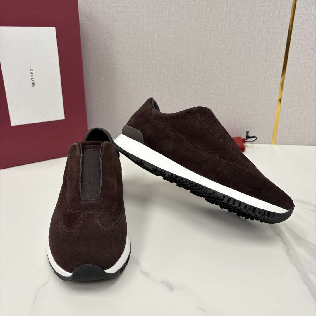 💋💍JL家新品 John Lobb Pace 无鞋带休闲鞋男士轻奢运动鞋 官方 10,800 作为爱马-