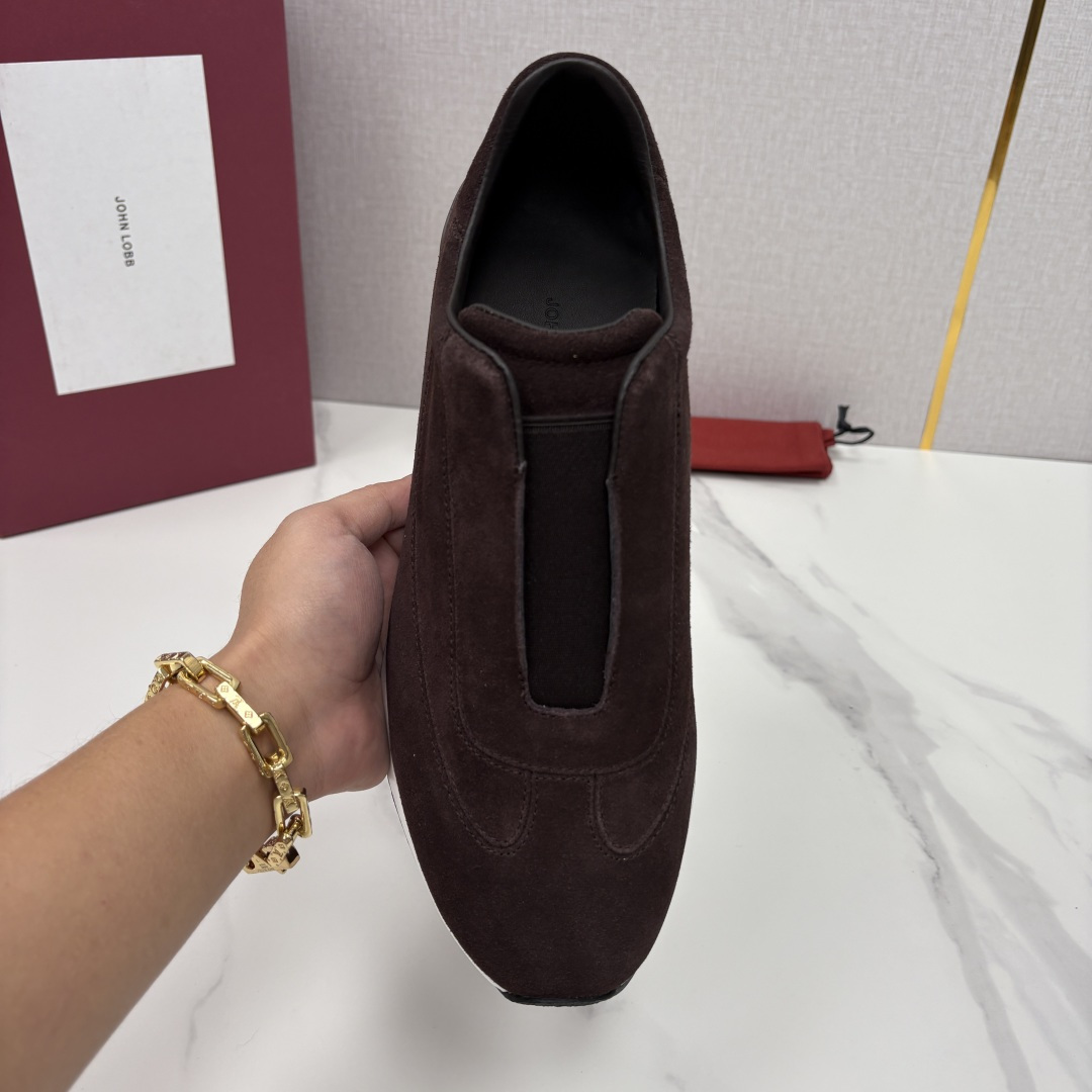 💋💍JL家新品 John Lobb Pace 无鞋带休闲鞋男士轻奢运动鞋 官方 10,800 作为爱马-