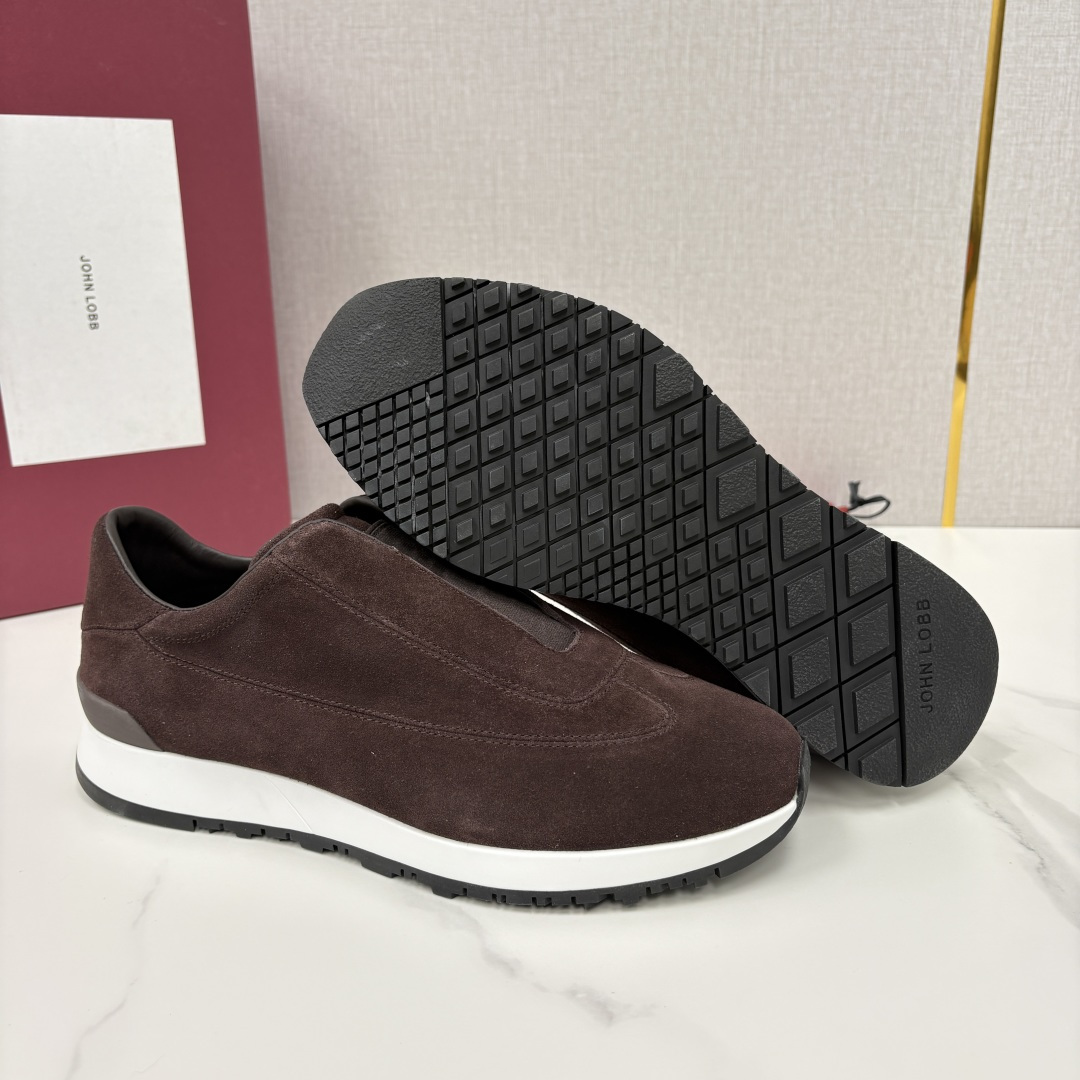 💋💍JL家新品 John Lobb Pace 无鞋带休闲鞋男士轻奢运动鞋 官方 10,800 作为爱马-