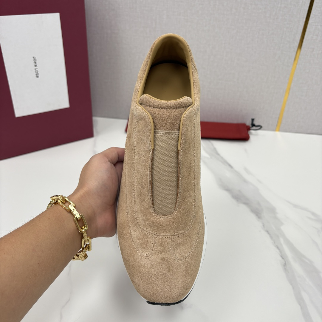 💋💍JL家新品 John Lobb Pace 无鞋带休闲鞋男士轻奢运动鞋 官方 10,800 作为爱马-