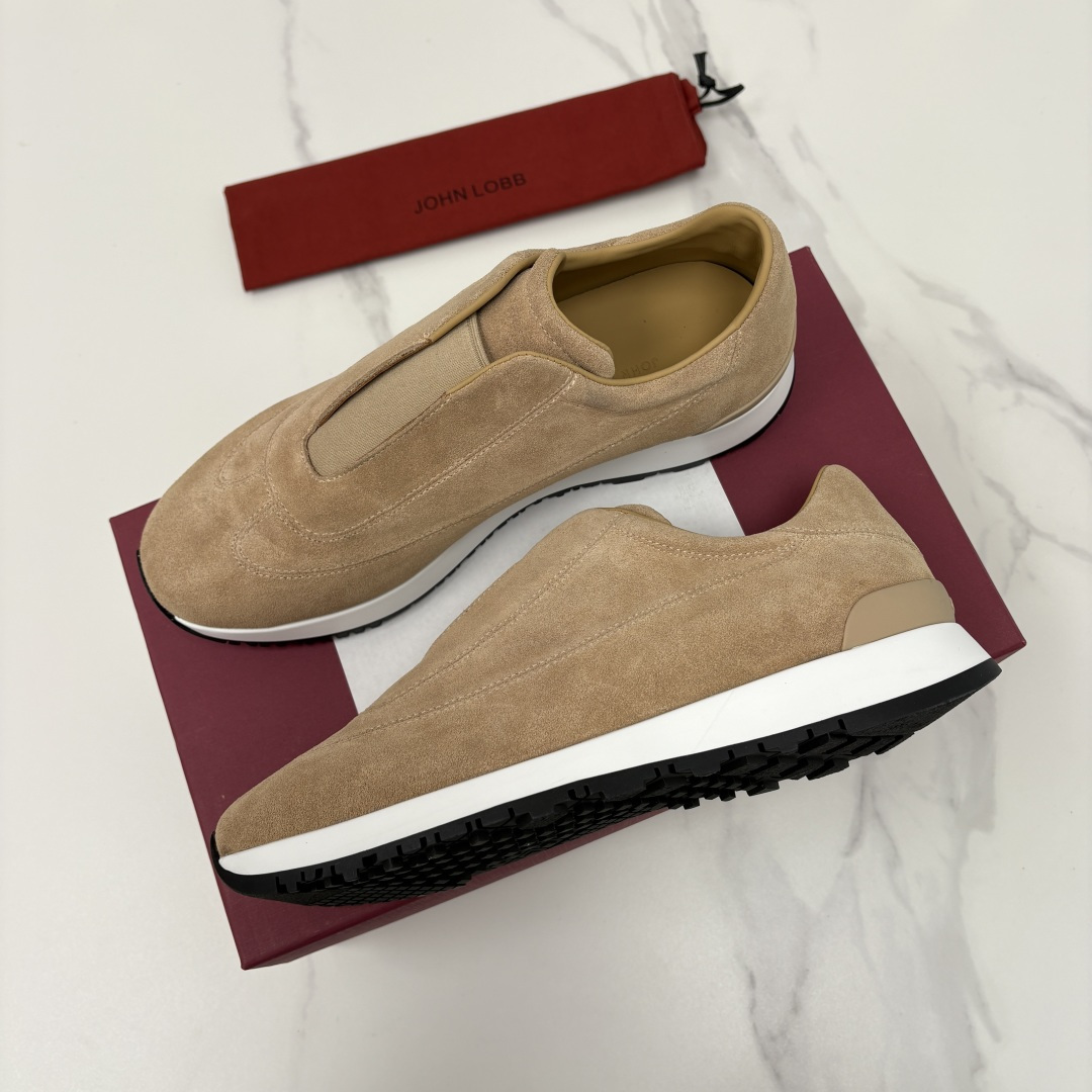 💋💍JL家新品 John Lobb Pace 无鞋带休闲鞋男士轻奢运动鞋 官方 10,800 作为爱马-