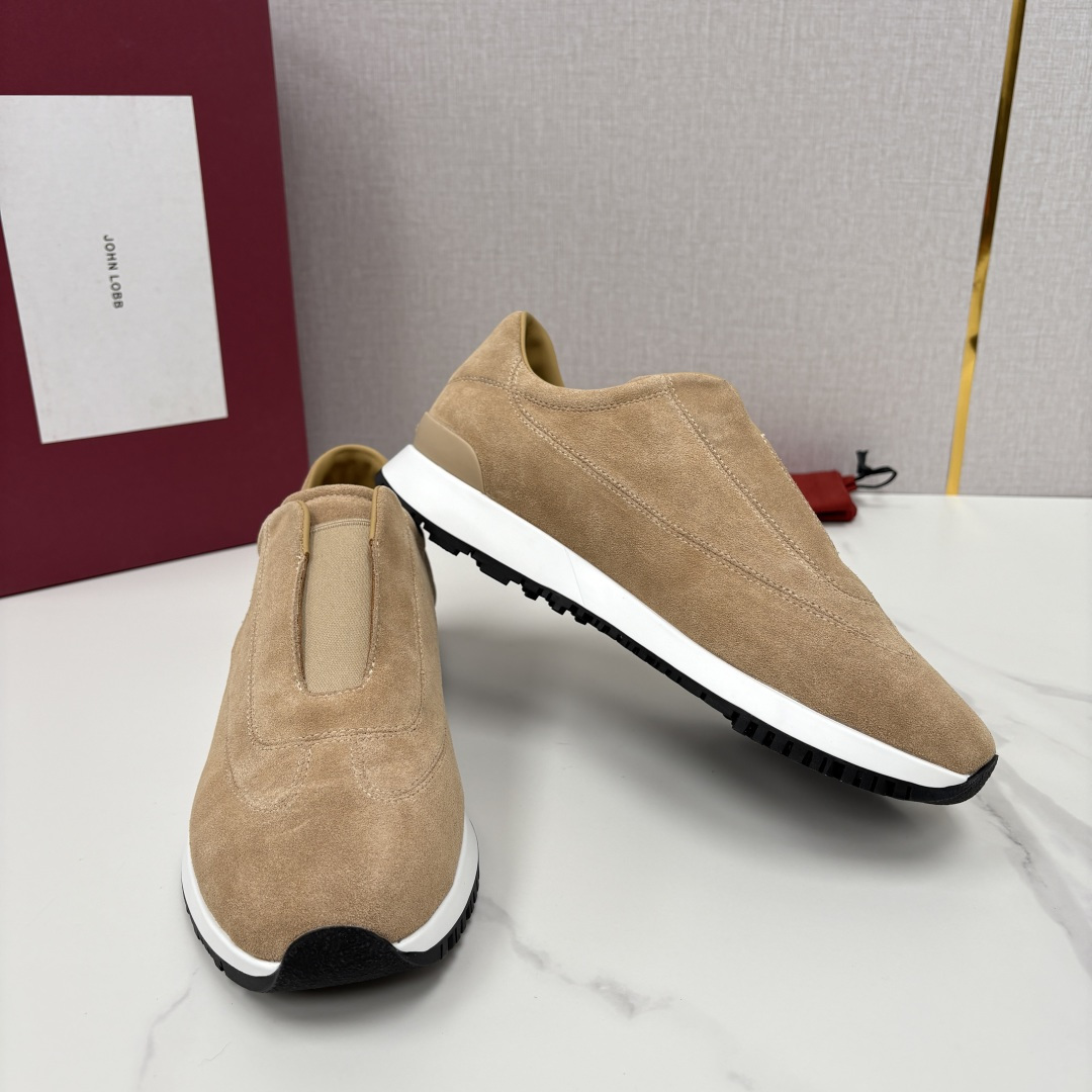 💋💍JL家新品 John Lobb Pace 无鞋带休闲鞋男士轻奢运动鞋 官方 10,800 作为爱马-