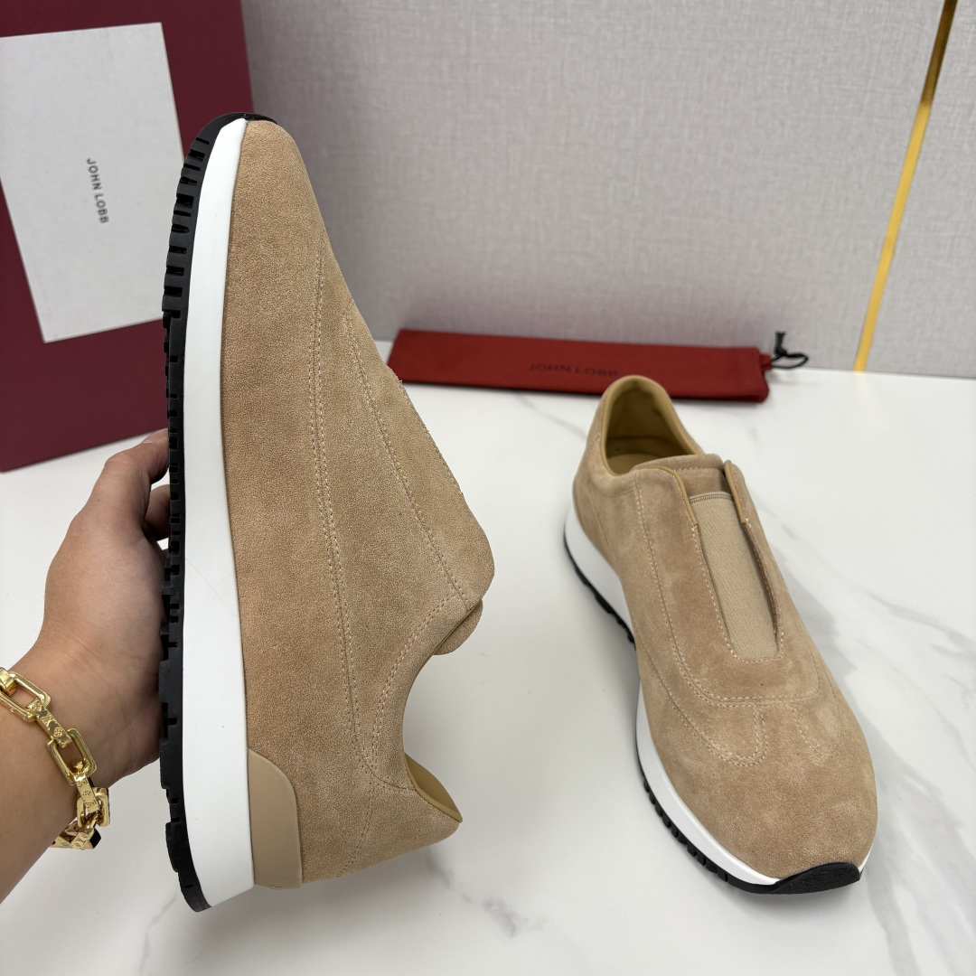 💋💍JL家新品 John Lobb Pace 无鞋带休闲鞋男士轻奢运动鞋 官方 10,800 作为爱马-