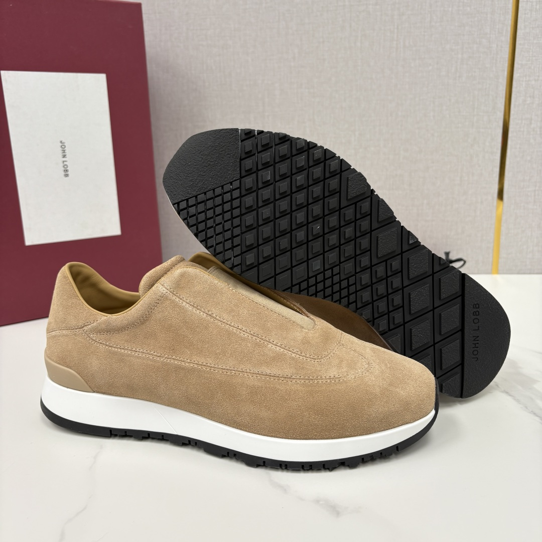 💋💍JL家新品 John Lobb Pace 无鞋带休闲鞋男士轻奢运动鞋 官方 10,800 作为爱马-