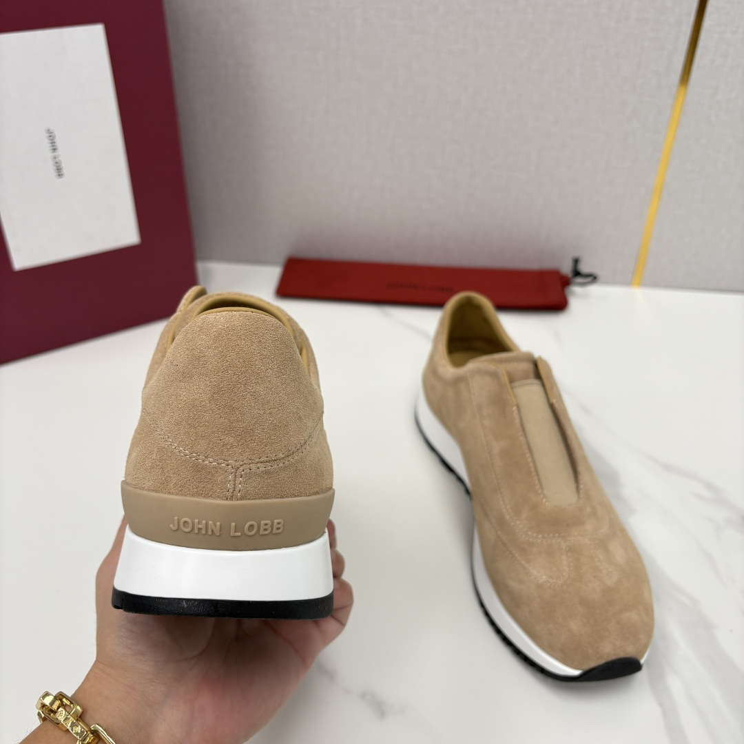 💋💍JL家新品 John Lobb Pace 无鞋带休闲鞋男士轻奢运动鞋 官方 10,800 作为爱马-
