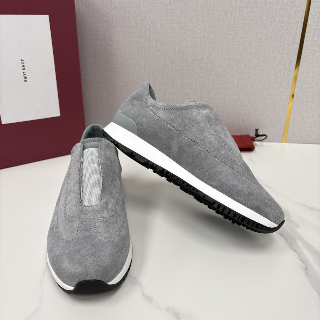 💋💍JL家新品 John Lobb Pace 无鞋带休闲鞋男士轻奢运动鞋 官方 10,800 作为爱马-