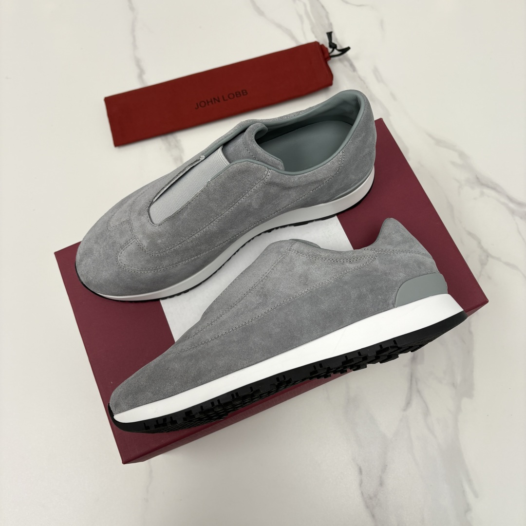 💋💍JL家新品 John Lobb Pace 无鞋带休闲鞋男士轻奢运动鞋 官方 10,800 作为爱马-