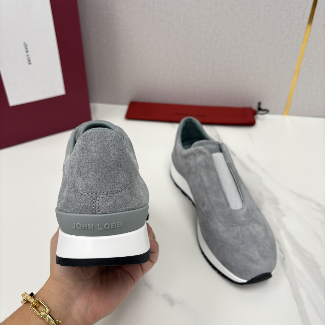 💋💍JL家新品 John Lobb Pace 无鞋带休闲鞋男士轻奢运动鞋 官方 10,800 作为爱马-