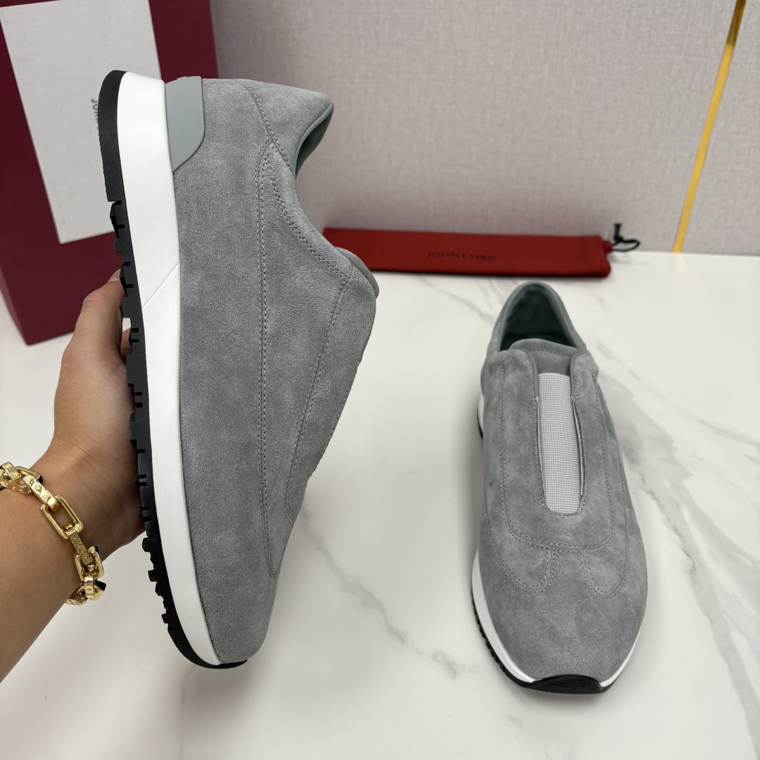 💋💍JL家新品 John Lobb Pace 无鞋带休闲鞋男士轻奢运动鞋 官方 10,800 作为爱马-