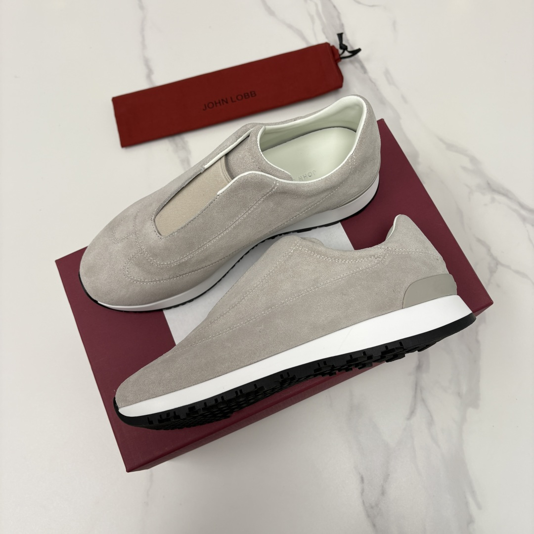 💋💍JL家新品 John Lobb Pace 无鞋带休闲鞋男士轻奢运动鞋 官方 10,800 作为爱马-