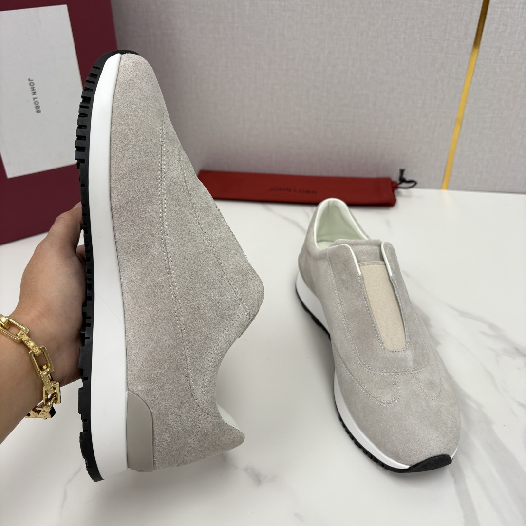 💋💍JL家新品 John Lobb Pace 无鞋带休闲鞋男士轻奢运动鞋 官方 10,800 作为爱马-