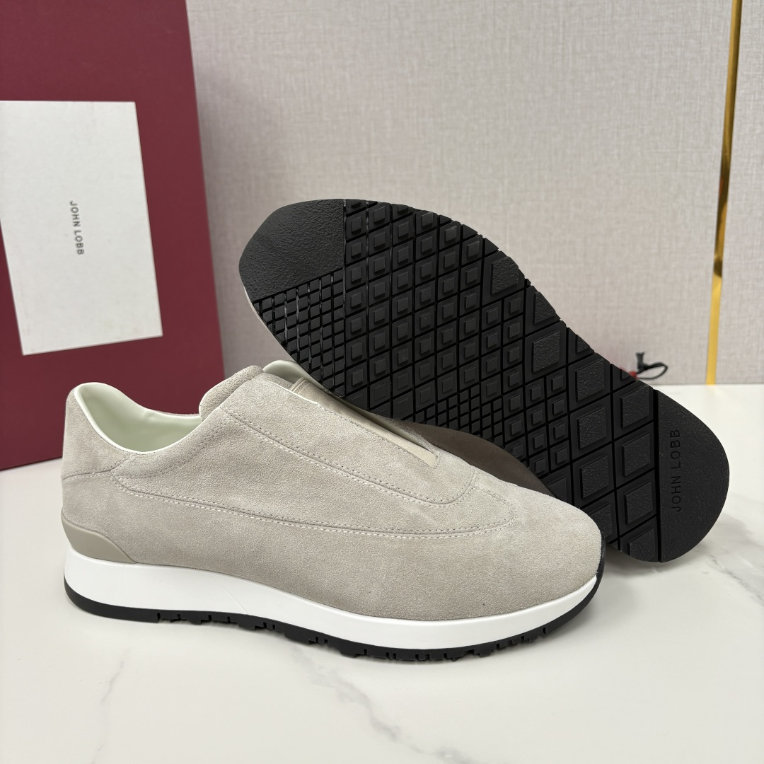 💋💍JL家新品 John Lobb Pace 无鞋带休闲鞋男士轻奢运动鞋 官方 10,800 作为爱马-