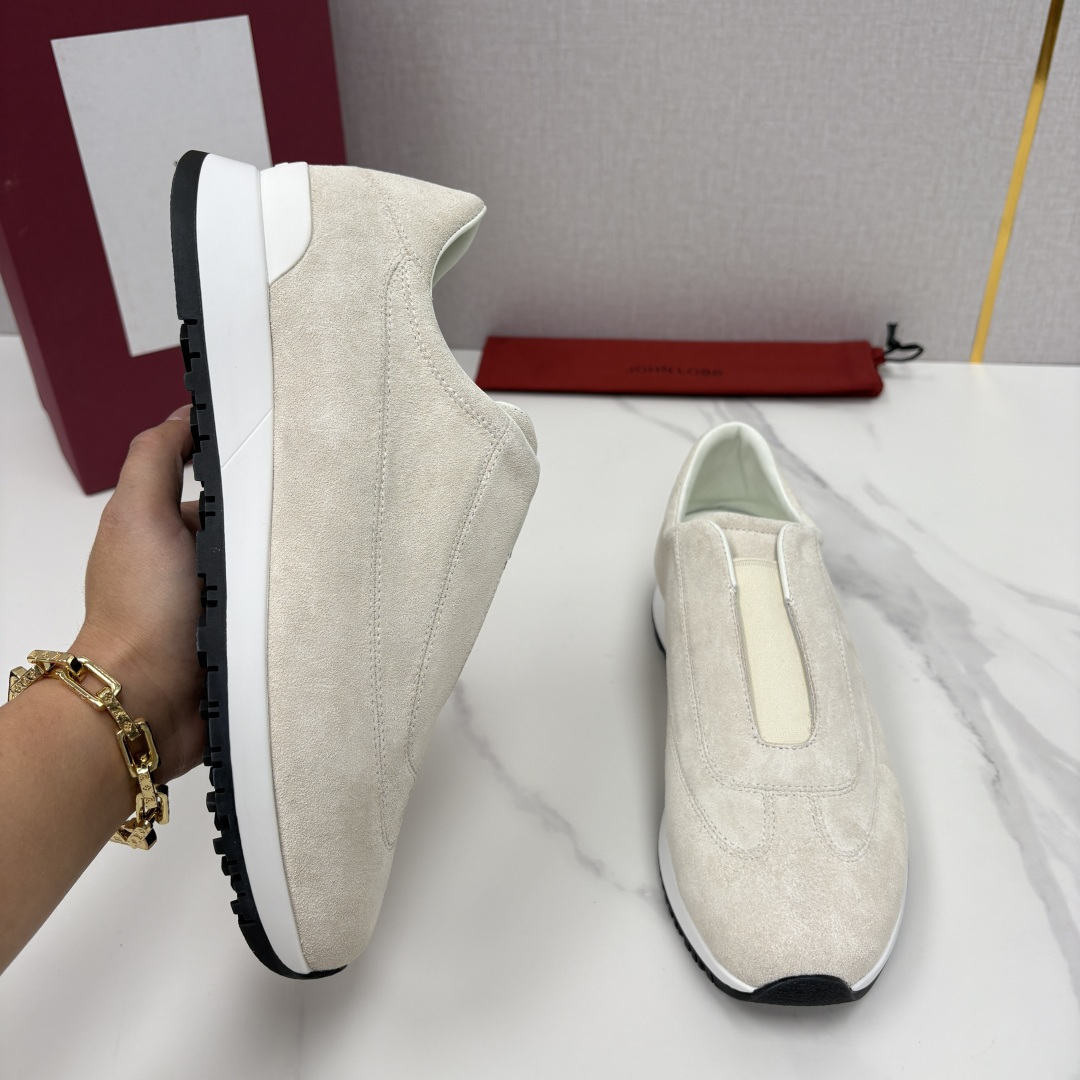 💋💍JL家新品 John Lobb Pace 无鞋带休闲鞋男士轻奢运动鞋 官方 10,800 作为爱马-