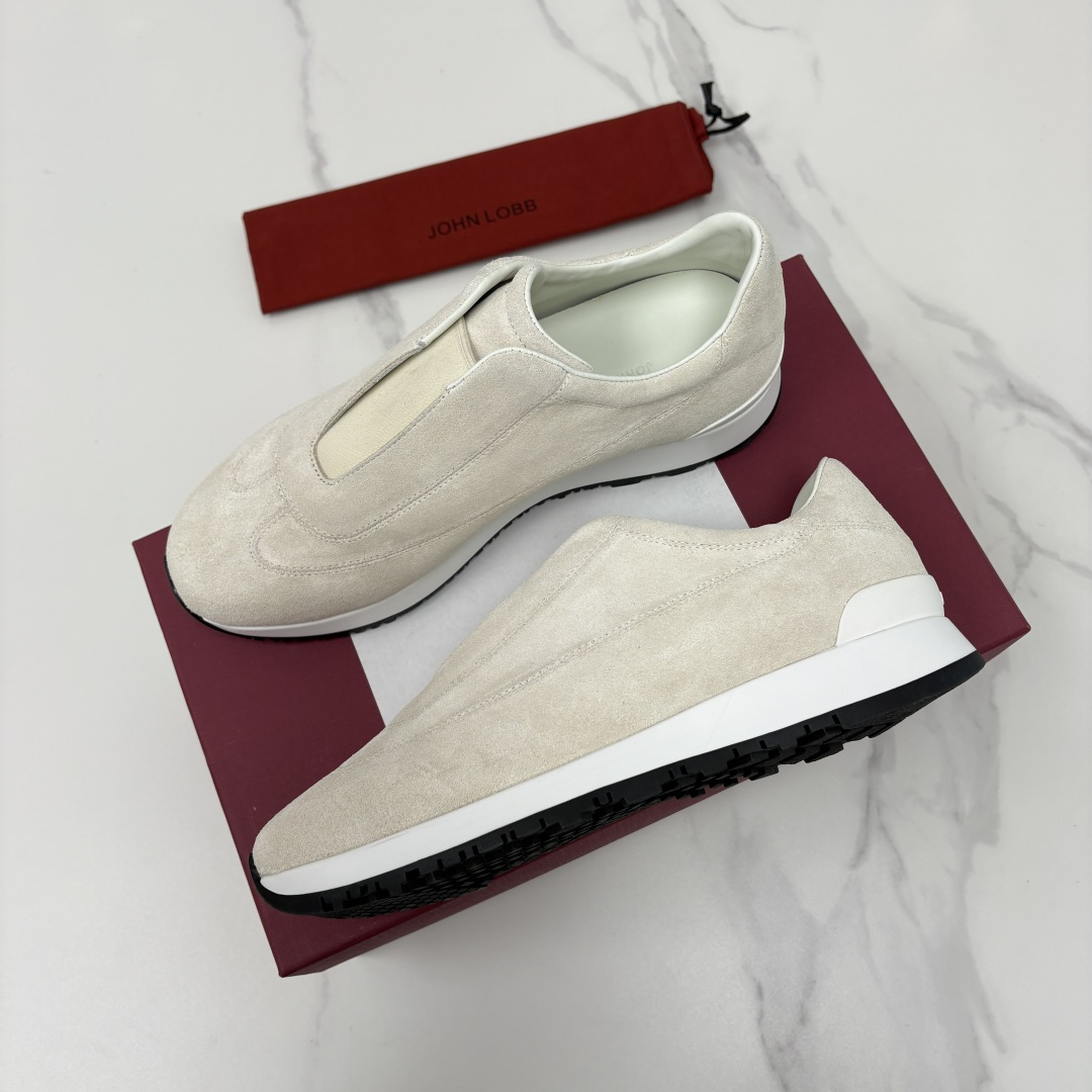 💋💍JL家新品 John Lobb Pace 无鞋带休闲鞋男士轻奢运动鞋 官方 10,800 作为爱马-