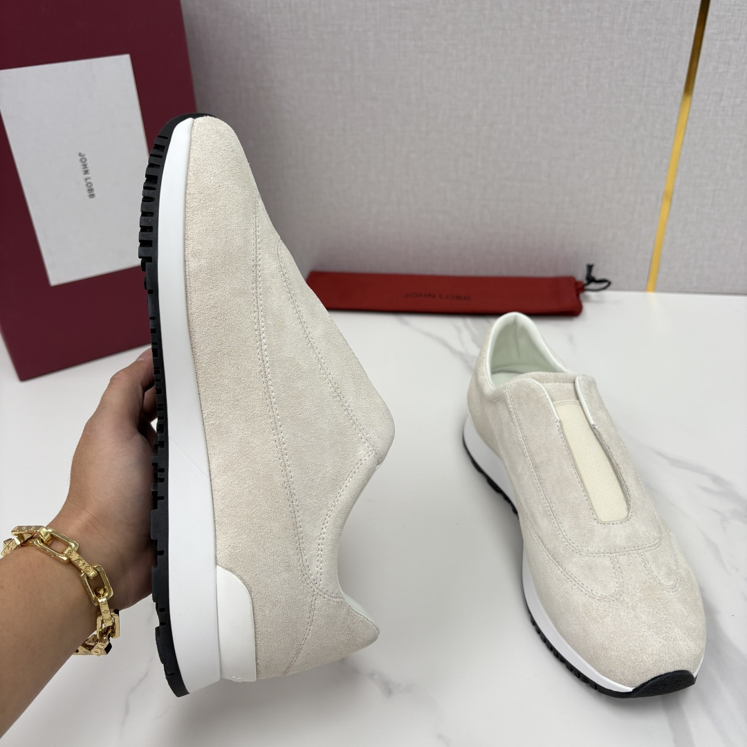 💋💍JL家新品 John Lobb Pace 无鞋带休闲鞋男士轻奢运动鞋 官方 10,800 作为爱马-