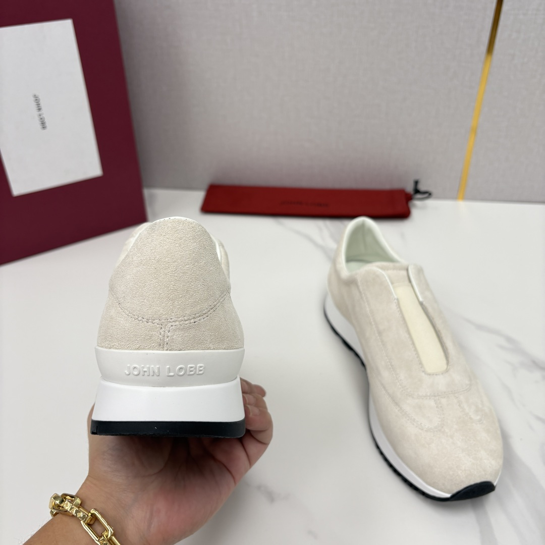 💋💍JL家新品 John Lobb Pace 无鞋带休闲鞋男士轻奢运动鞋 官方 10,800 作为爱马-