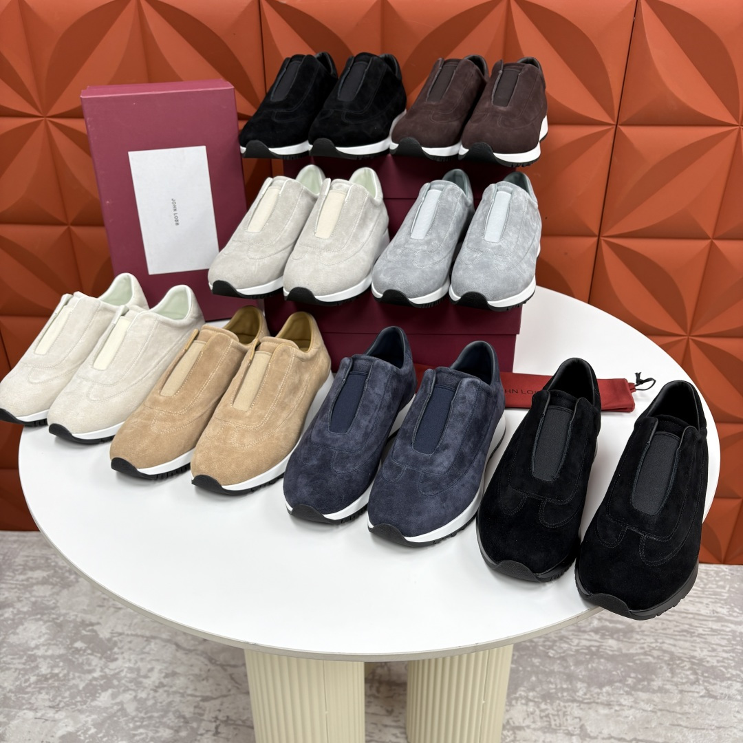 💋💍JL家新品 John Lobb Pace 无鞋带休闲鞋男士轻奢运动鞋 官方 10,800 作为爱马-