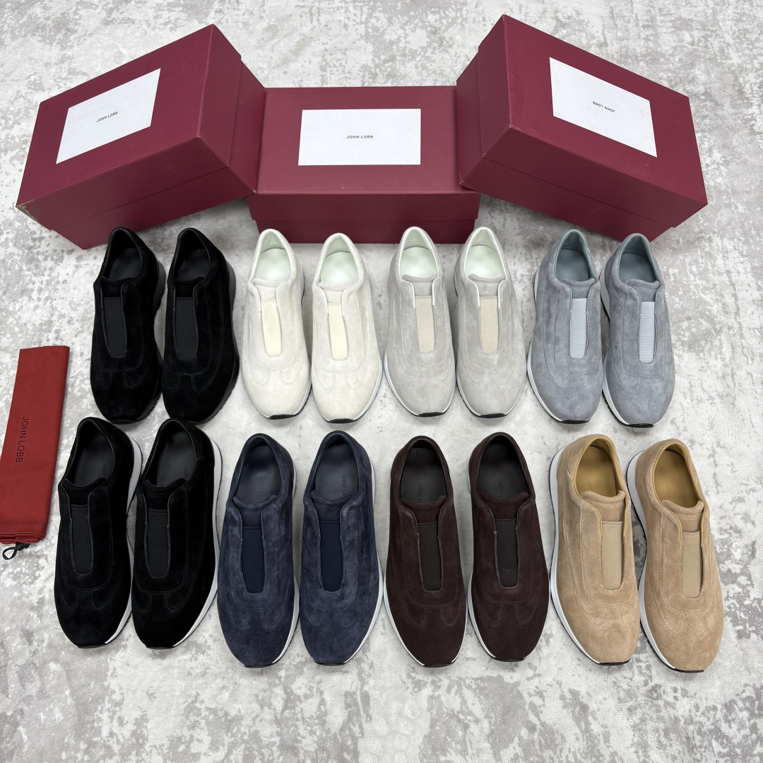 💋💍JL家新品 John Lobb Pace 无鞋带休闲鞋男士轻奢运动鞋 官方 10,800 作为爱马-