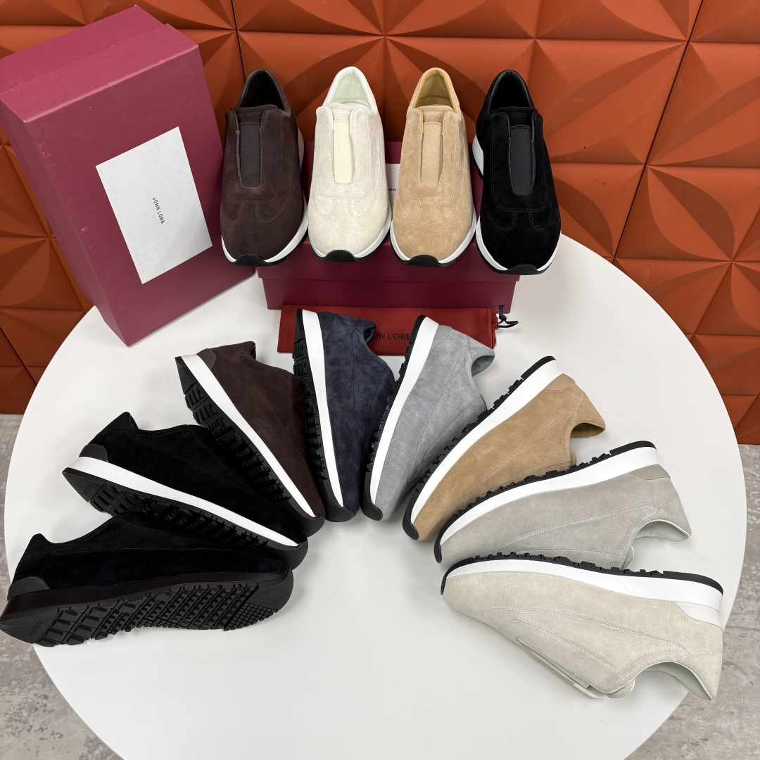 💋💍JL家新品 John Lobb Pace 无鞋带休闲鞋男士轻奢运动鞋 官方 10,800 作为爱马-