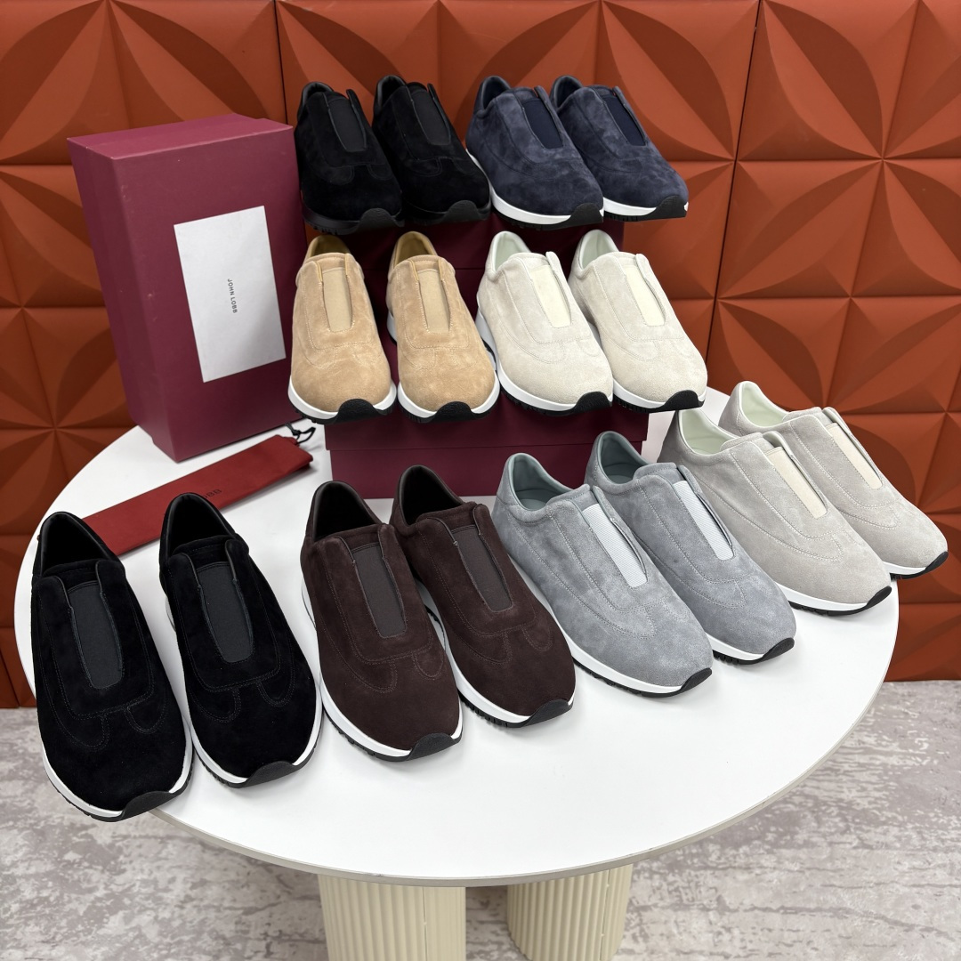 💋💍JL家新品 John Lobb Pace 无鞋带休闲鞋男士轻奢运动鞋 官方 10,800 作为爱马-