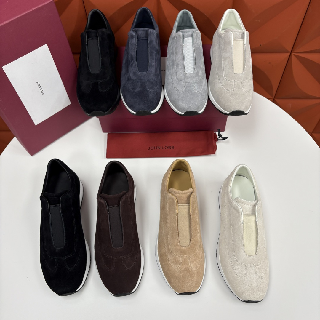 💋💍JL家新品 John Lobb Pace 无鞋带休闲鞋男士轻奢运动鞋 官方 10,800 作为爱马-
