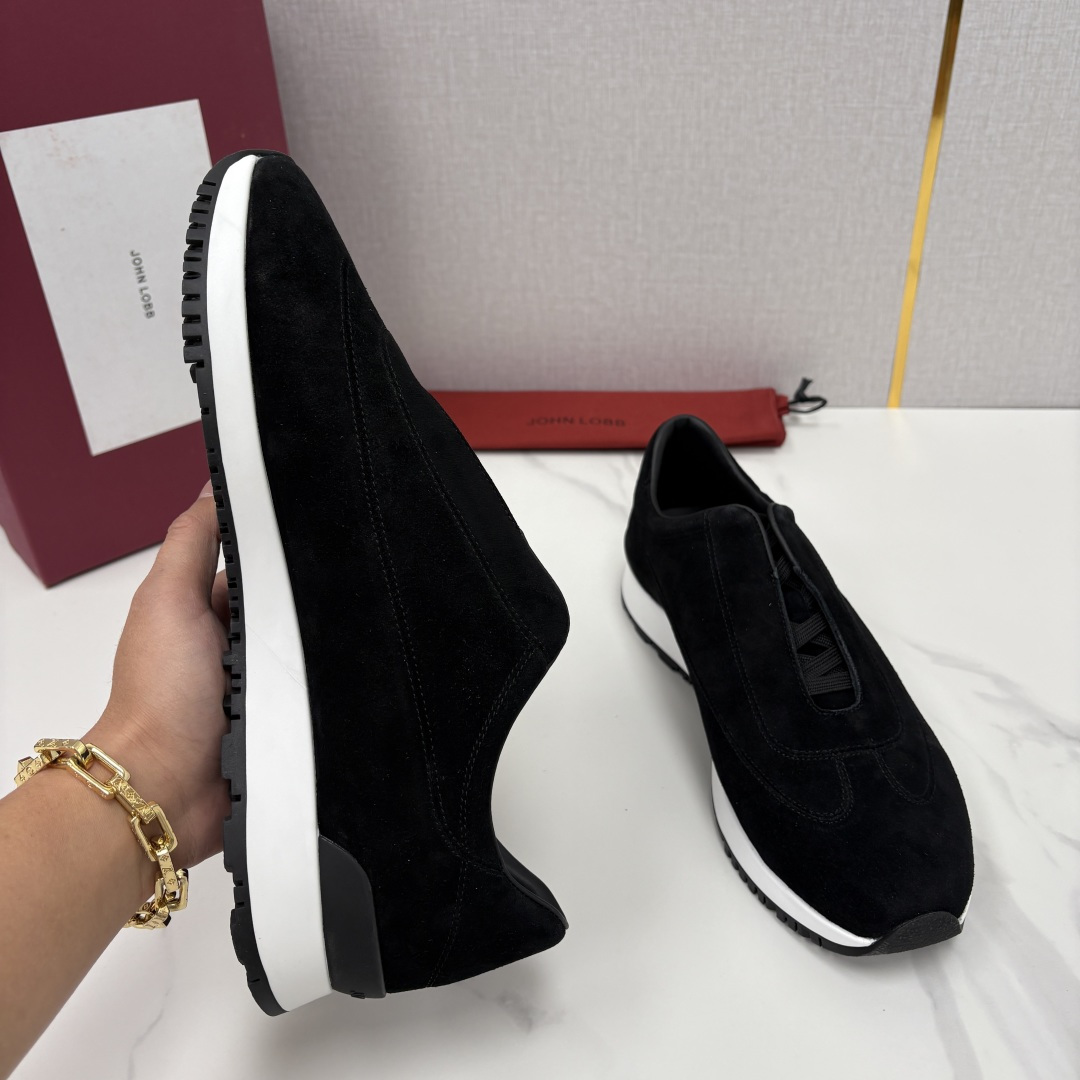 💋💍JL家新品 John Lobb 休闲鞋男士轻奢运动鞋 官方 10,300 作为爱马-仕旗下顶级鞋履品