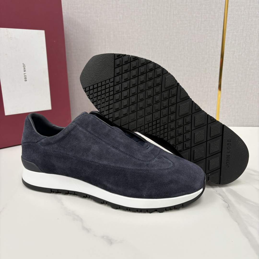 💋💍JL家新品 John Lobb 休闲鞋男士轻奢运动鞋 官方 10,300 作为爱马-仕旗下顶级鞋履品