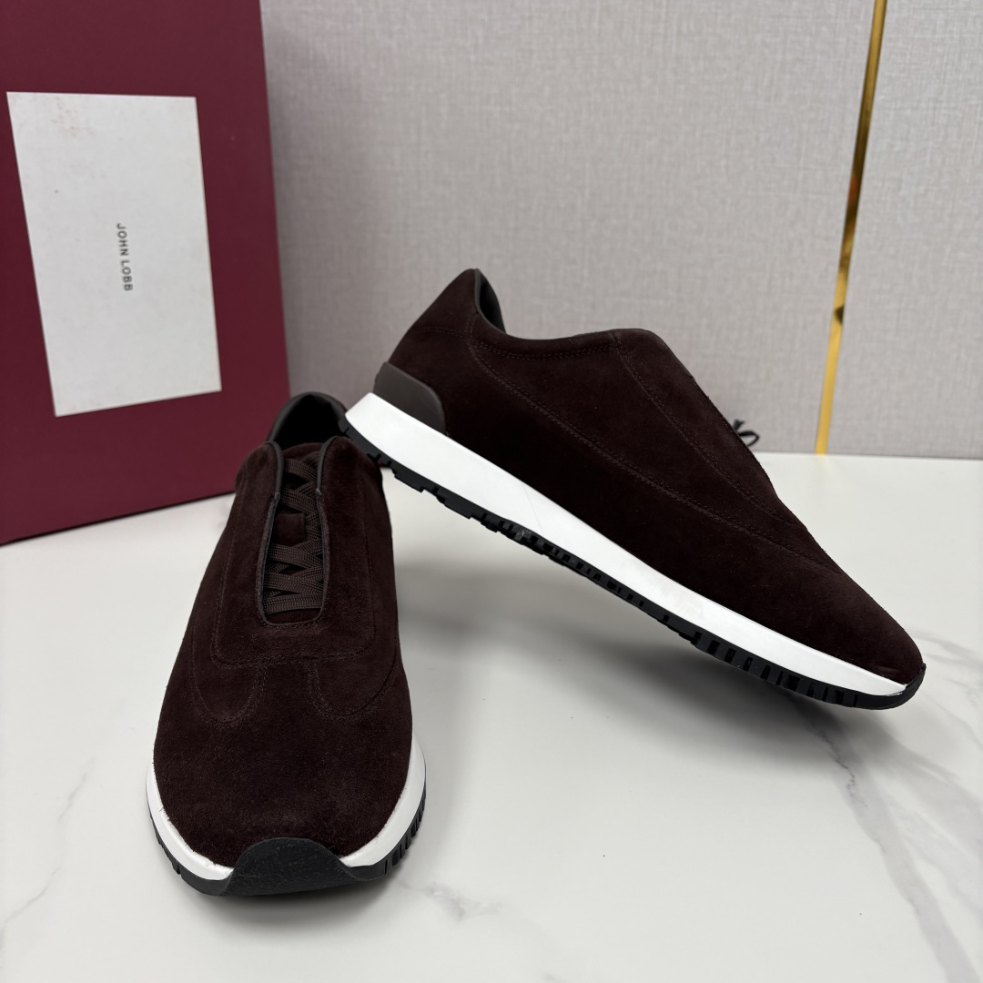 💋💍JL家新品 John Lobb 休闲鞋男士轻奢运动鞋 官方 10,300 作为爱马-仕旗下顶级鞋履品