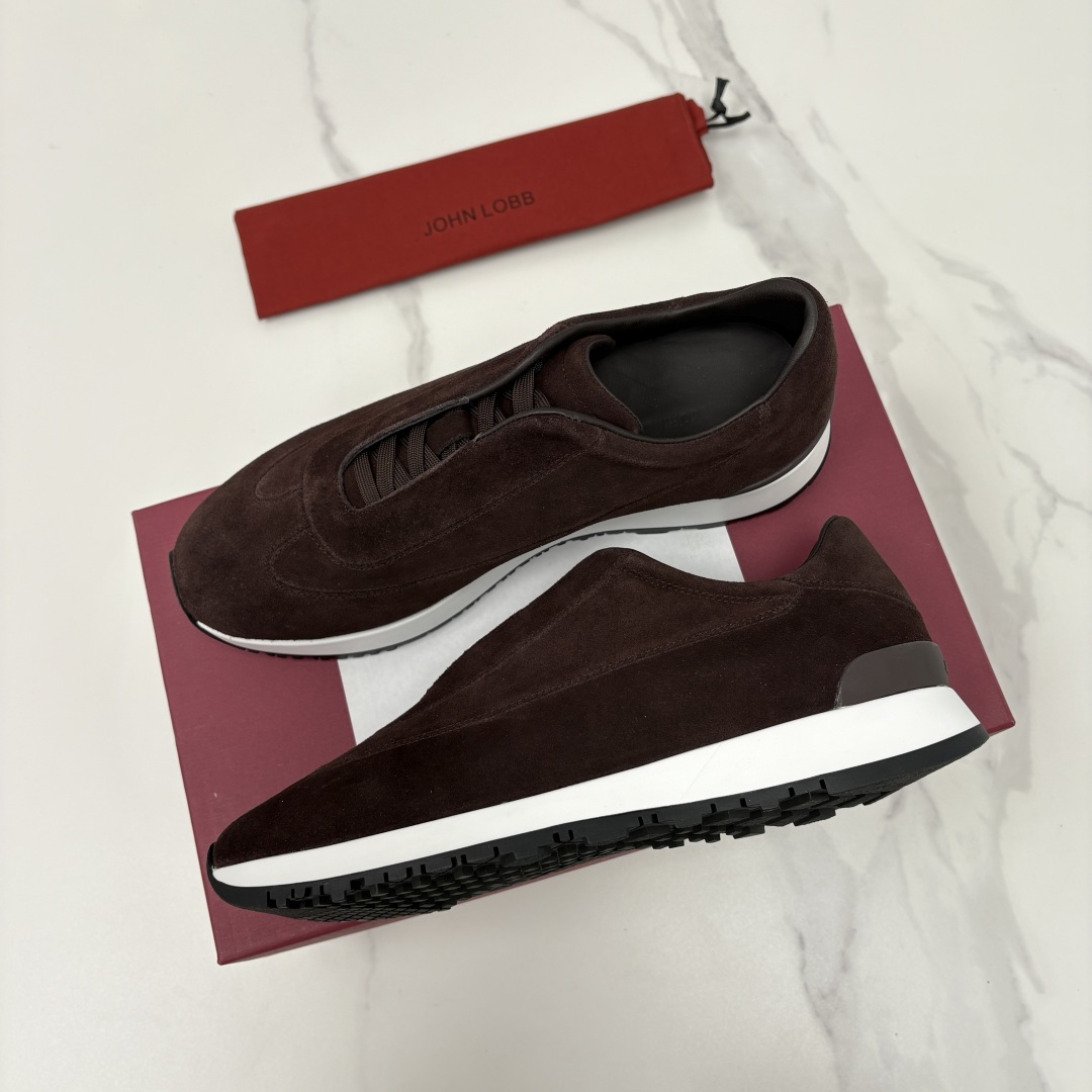 💋💍JL家新品 John Lobb 休闲鞋男士轻奢运动鞋 官方 10,300 作为爱马-仕旗下顶级鞋履品