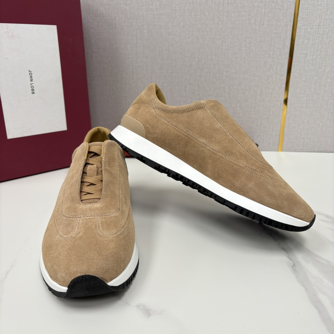 💋💍JL家新品 John Lobb 休闲鞋男士轻奢运动鞋 官方 10,300 作为爱马-仕旗下顶级鞋履品