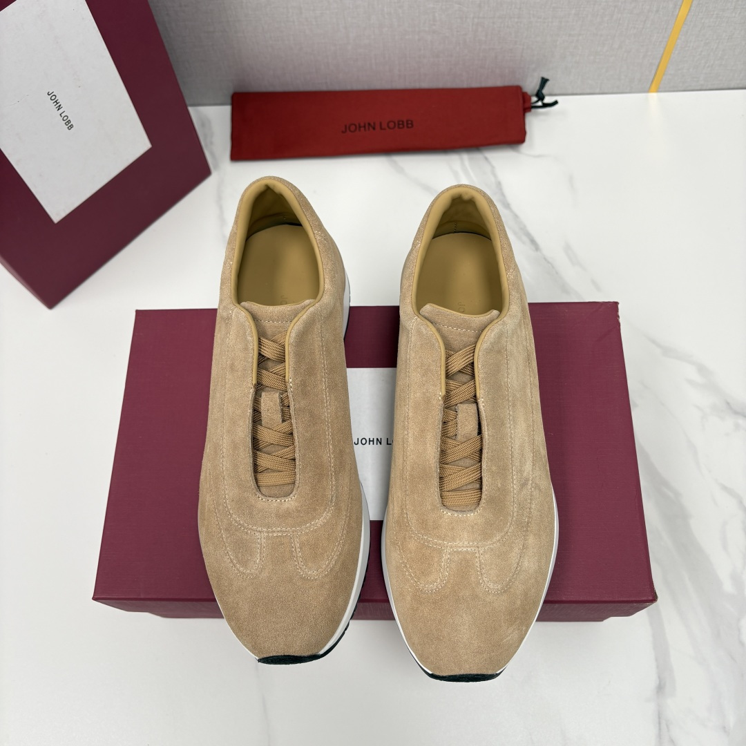 💋💍JL家新品 John Lobb 休闲鞋男士轻奢运动鞋 官方 10,300 作为爱马-仕旗下顶级鞋履品