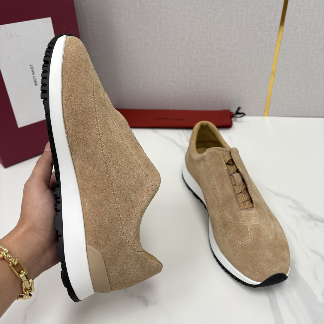 💋💍JL家新品 John Lobb 休闲鞋男士轻奢运动鞋 官方 10,300 作为爱马-仕旗下顶级鞋履品