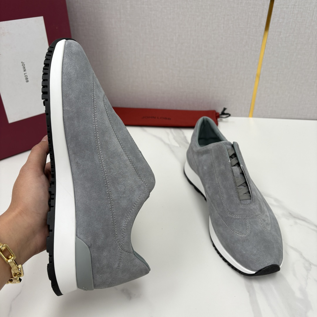 💋💍JL家新品 John Lobb 休闲鞋男士轻奢运动鞋 官方 10,300 作为爱马-仕旗下顶级鞋履品
