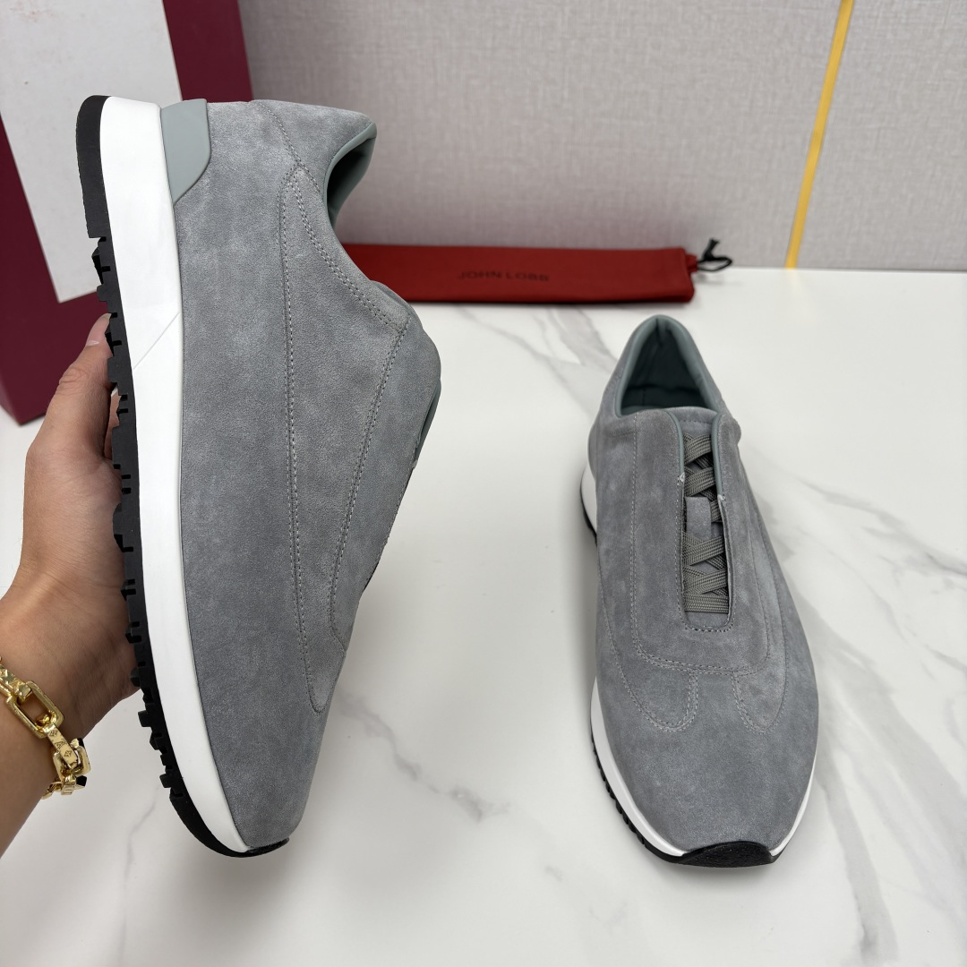 💋💍JL家新品 John Lobb 休闲鞋男士轻奢运动鞋 官方 10,300 作为爱马-仕旗下顶级鞋履品