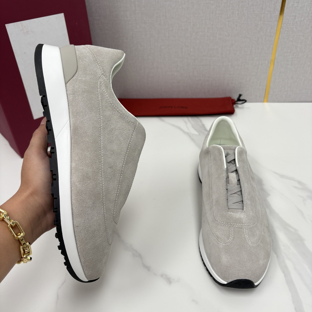 💋💍JL家新品 John Lobb 休闲鞋男士轻奢运动鞋 官方 10,300 作为爱马-仕旗下顶级鞋履品