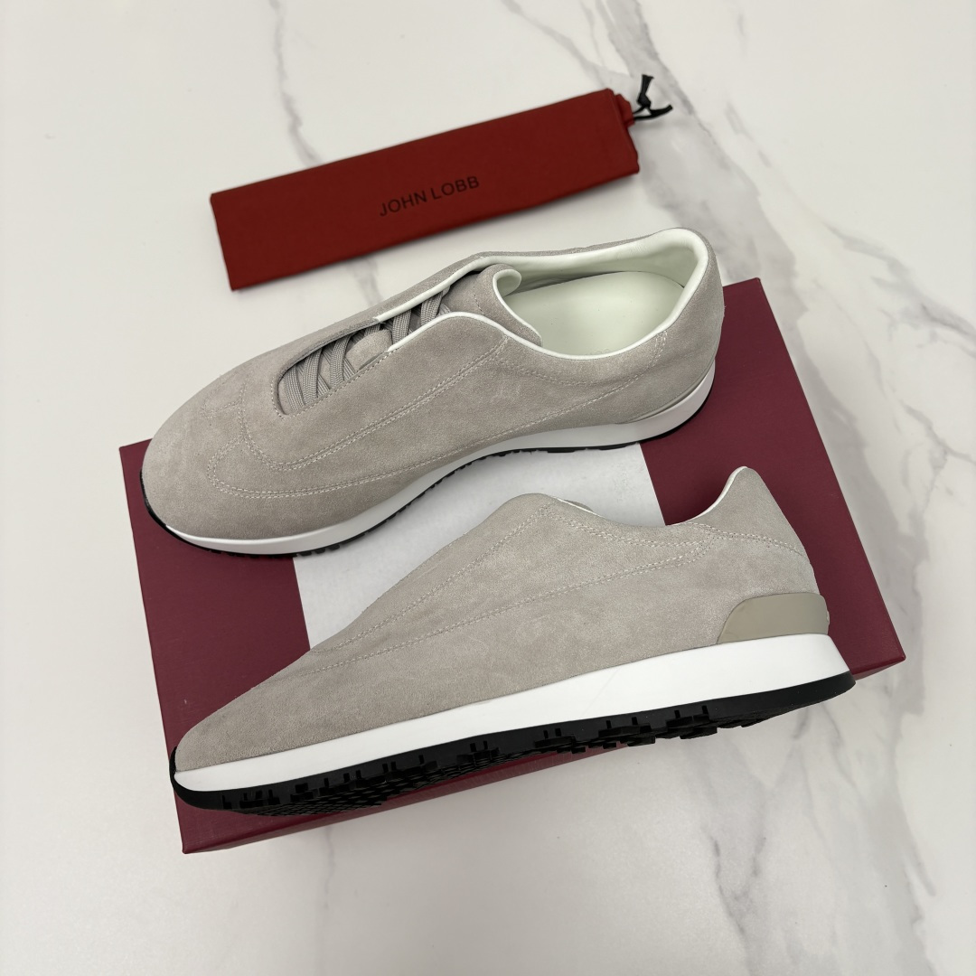 💋💍JL家新品 John Lobb 休闲鞋男士轻奢运动鞋 官方 10,300 作为爱马-仕旗下顶级鞋履品