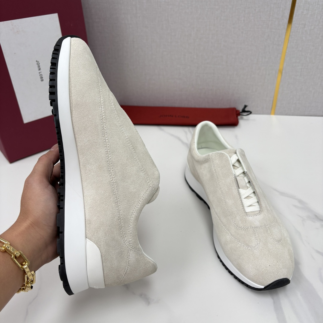💋💍JL家新品 John Lobb 休闲鞋男士轻奢运动鞋 官方 10,300 作为爱马-仕旗下顶级鞋履品