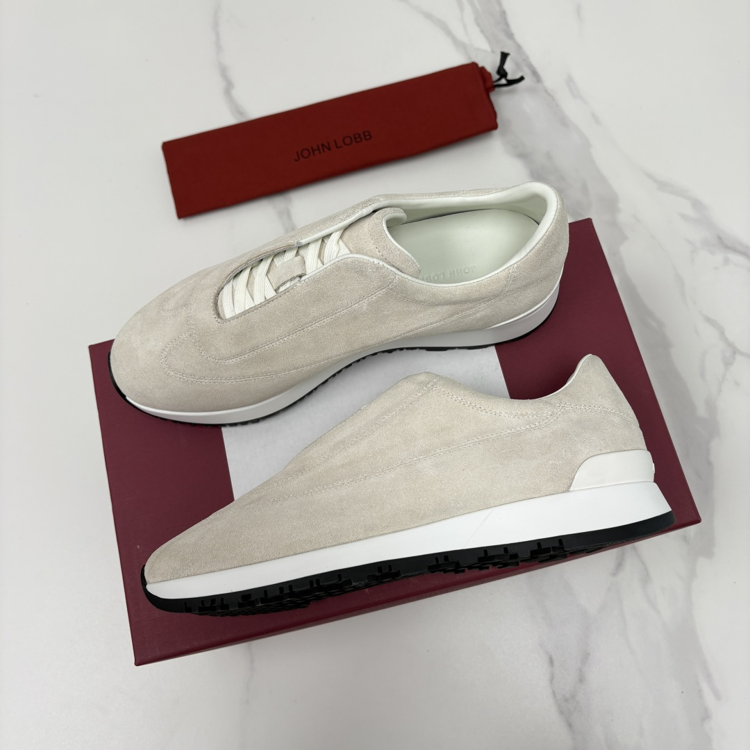 💋💍JL家新品 John Lobb 休闲鞋男士轻奢运动鞋 官方 10,300 作为爱马-仕旗下顶级鞋履品