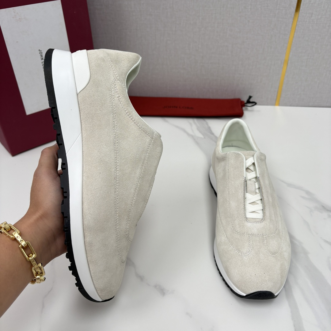 💋💍JL家新品 John Lobb 休闲鞋男士轻奢运动鞋 官方 10,300 作为爱马-仕旗下顶级鞋履品