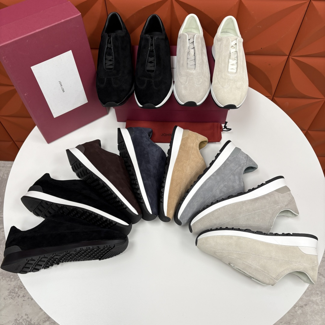 💋💍JL家新品 John Lobb 休闲鞋男士轻奢运动鞋 官方 10,300 作为爱马-仕旗下顶级鞋履品