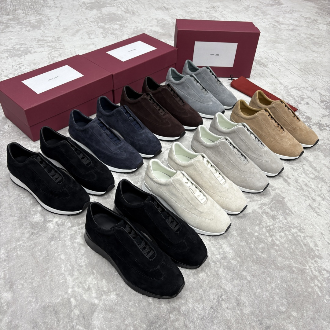 💋💍JL家新品 John Lobb 休闲鞋男士轻奢运动鞋 官方 10,300 作为爱马-仕旗下顶级鞋履品