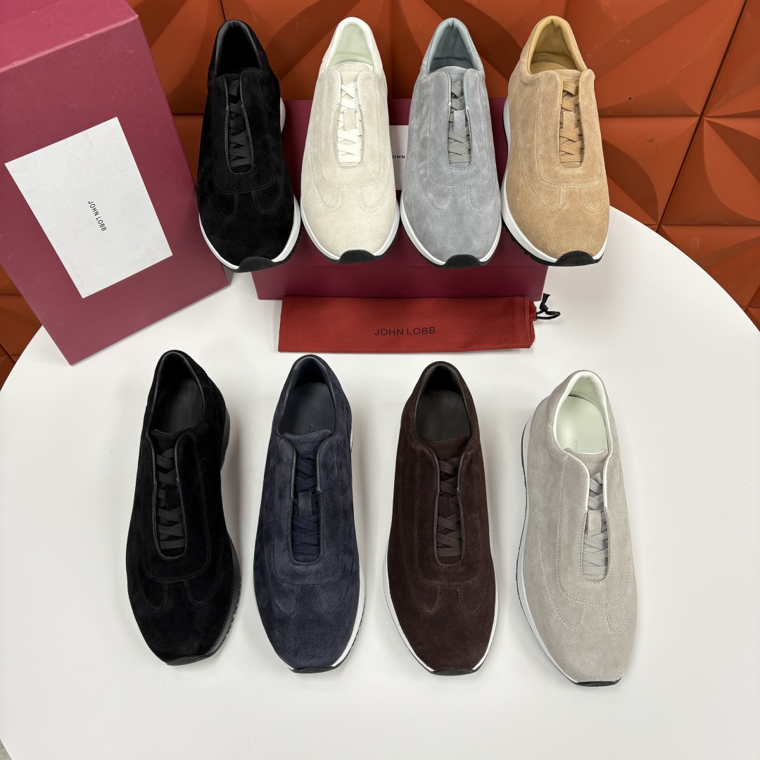 💋💍JL家新品 John Lobb 休闲鞋男士轻奢运动鞋 官方 10,300 作为爱马-仕旗下顶级鞋履品