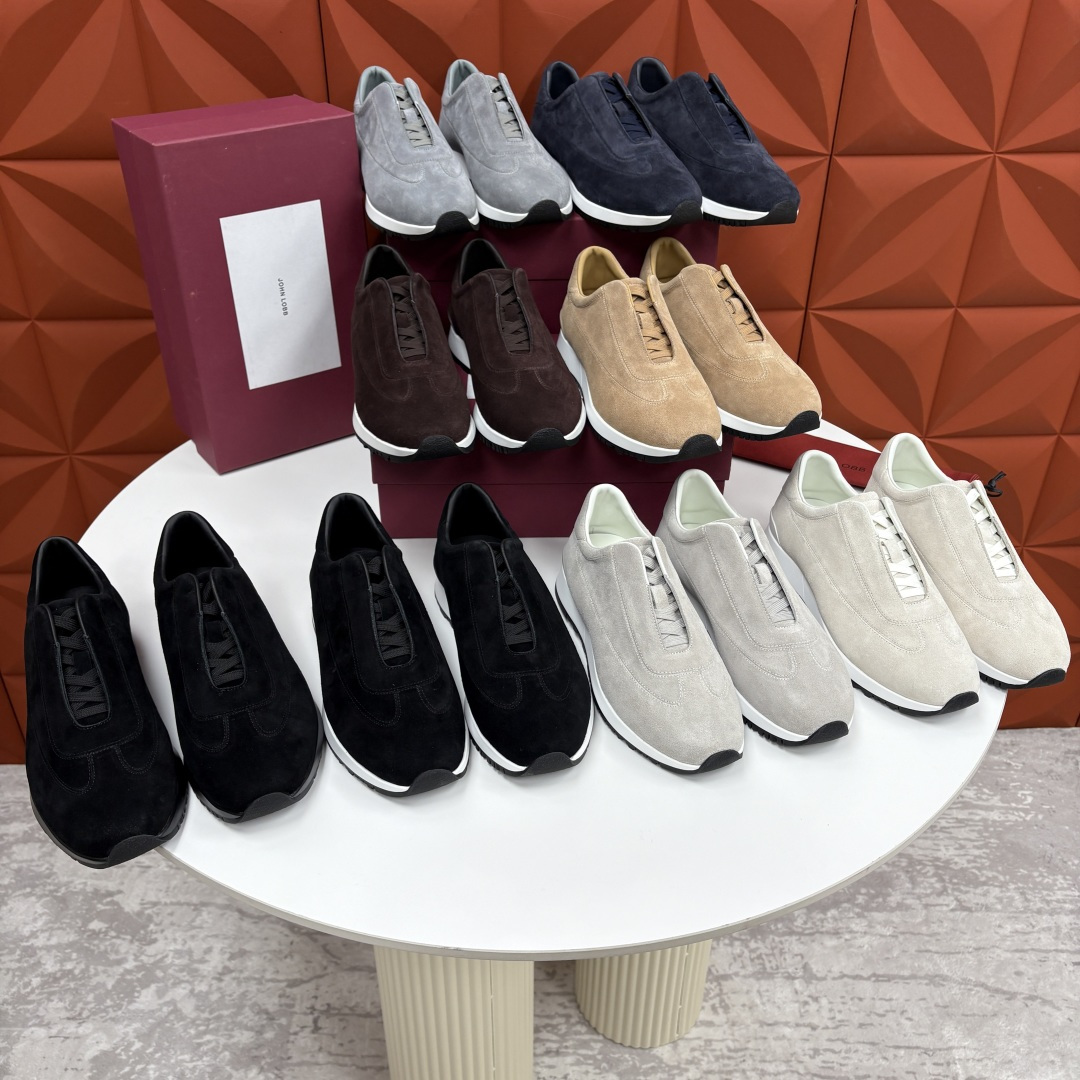 💋💍JL家新品 John Lobb 休闲鞋男士轻奢运动鞋 官方 10,300 作为爱马-仕旗下顶级鞋履品