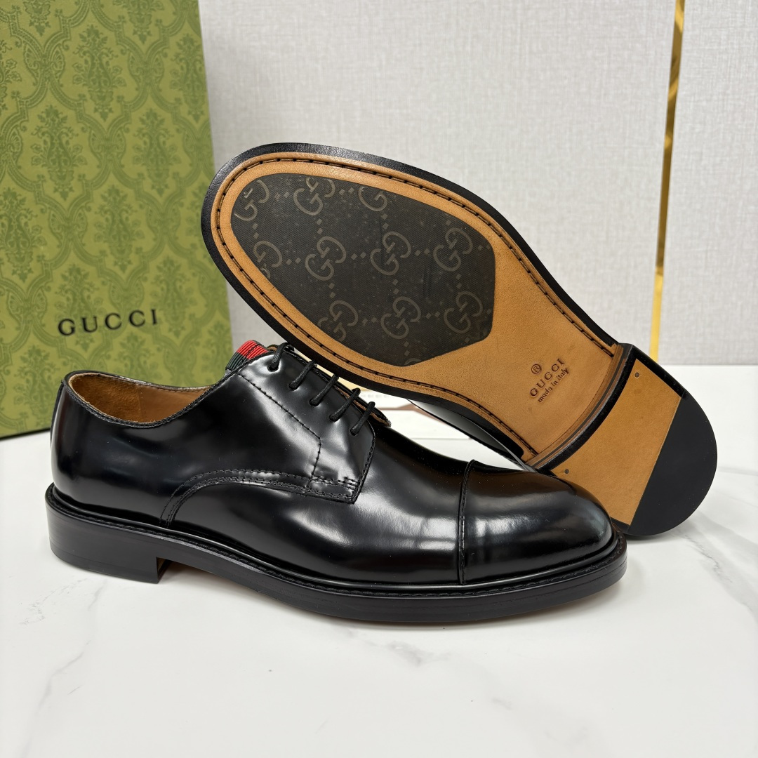 💋💍G家 GUCC* 新品男士正装鞋皮鞋 堪称“精致感天花板”级别的通勤利器 此款系列里选用多种不同质感