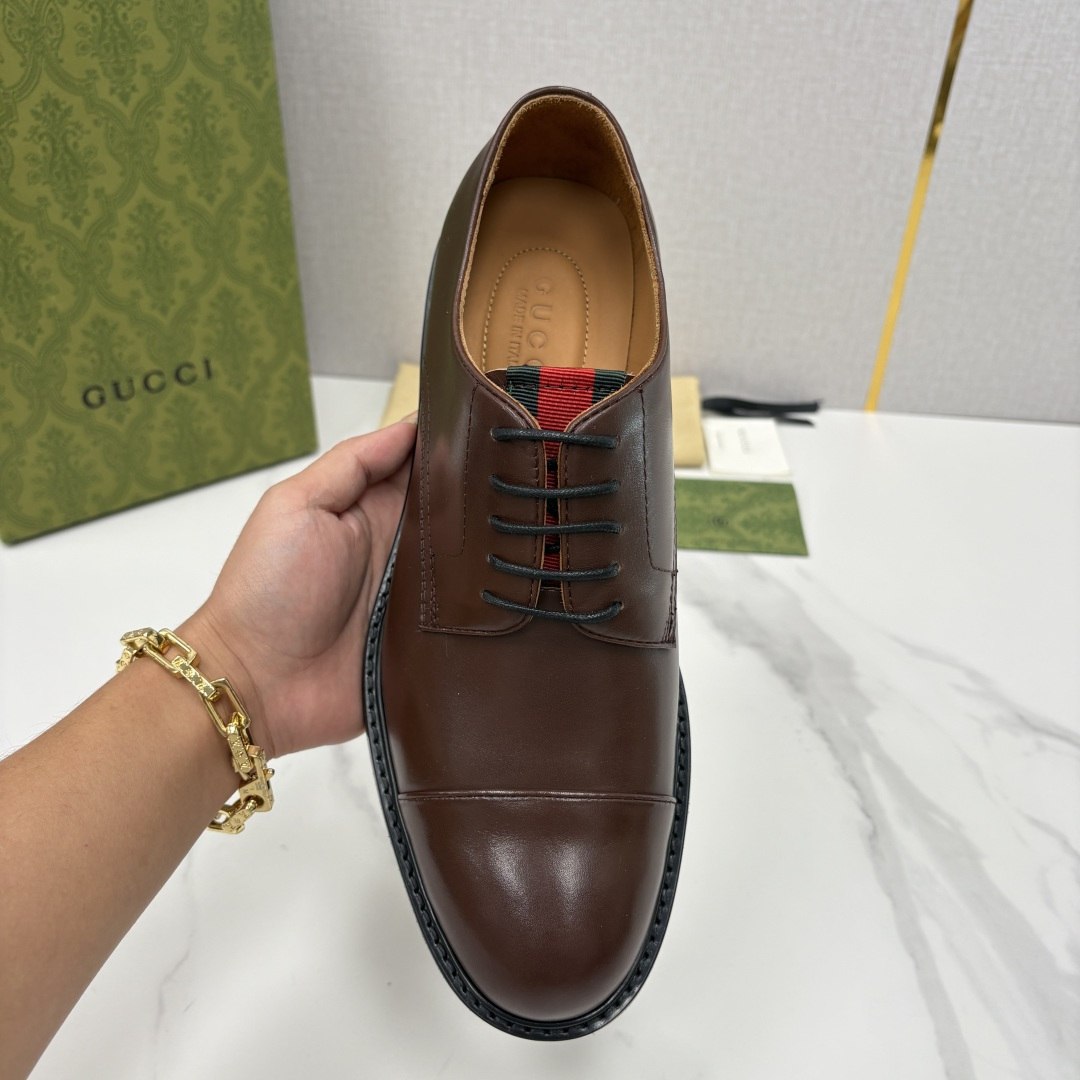 💋💍G家 GUCC* 新品男士正装鞋皮鞋 堪称“精致感天花板”级别的通勤利器 此款系列里选用多种不同质感