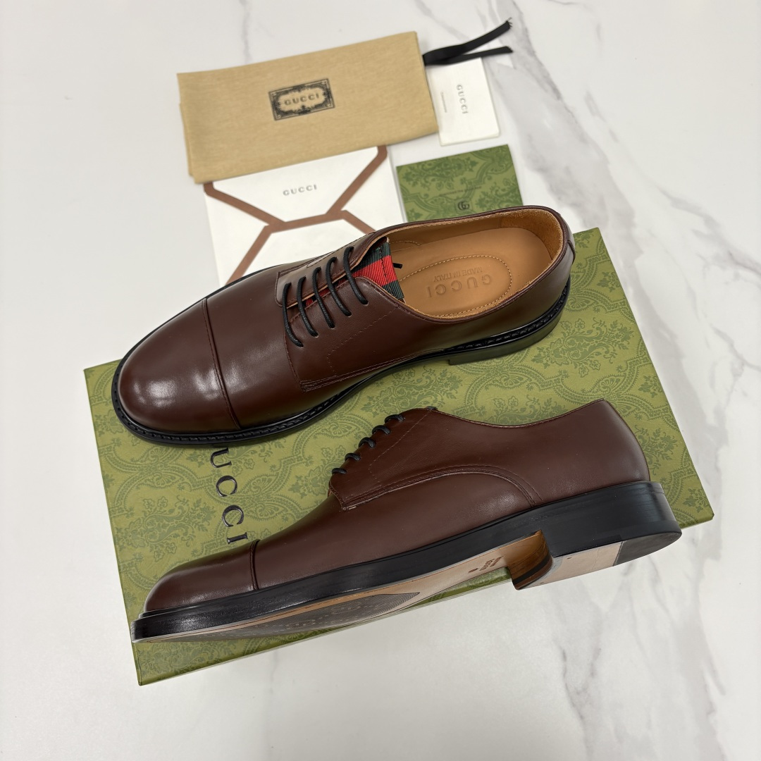 💋💍G家 GUCC* 新品男士正装鞋皮鞋 堪称“精致感天花板”级别的通勤利器 此款系列里选用多种不同质感