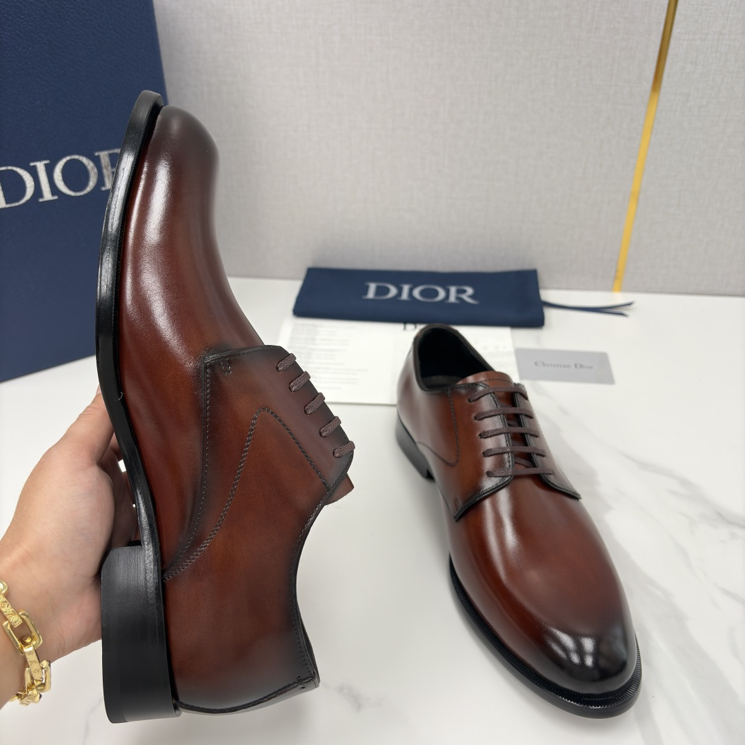 💋💍CD家新品 Dio* 迪-奥 新款男士正装鞋皮鞋， Timeless 德比鞋 官方98800。 这款