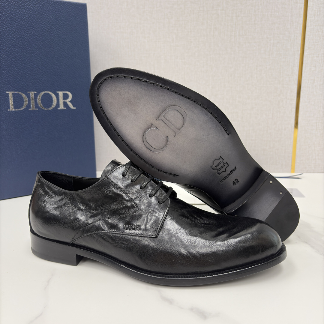 💋💍CD家新品 Dio* 迪-奥 新款男士正装鞋皮鞋， Timeless 德比鞋 官方98800。 这款