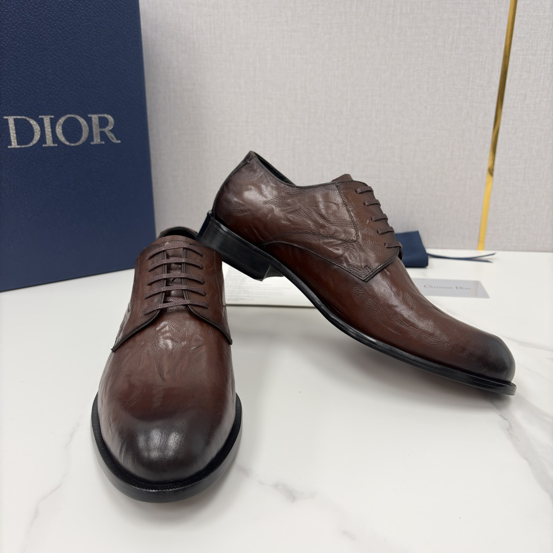 💋💍CD家新品 Dio* 迪-奥 新款男士正装鞋皮鞋， Timeless 德比鞋 官方98800。 这款